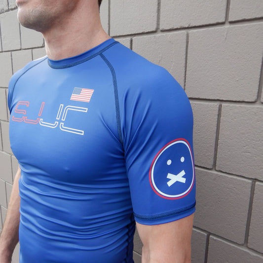 Blue Liberty Racer USA Made Rashguard